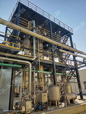 江苏南通某危废处置企业废水强制循环蒸发器